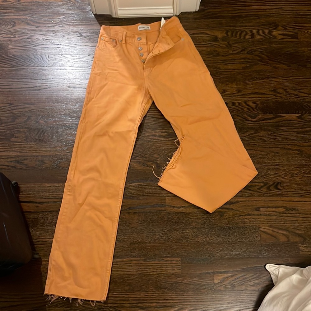 Orange denim jeans from Beyyoglu!!